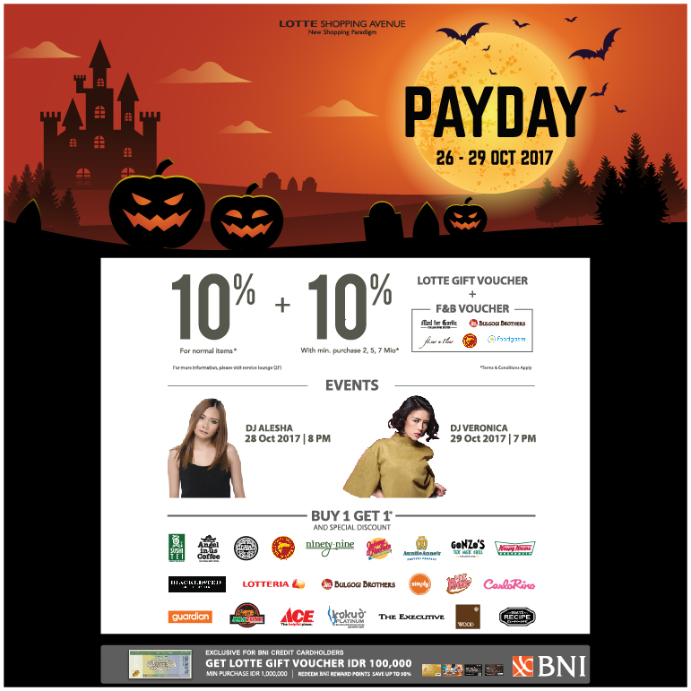 Lotte Shopping Avenue: Payday Halloween!