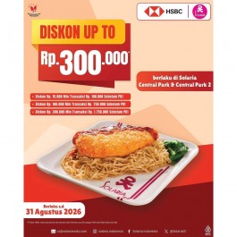 Diskon Hingga 300K (HSBC)