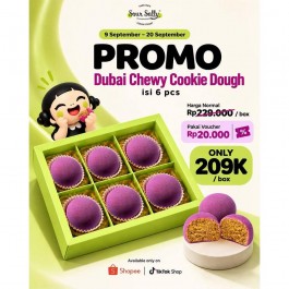 Promo Dubai Chewy Cookie