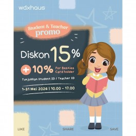 Diskon Student & Teacher