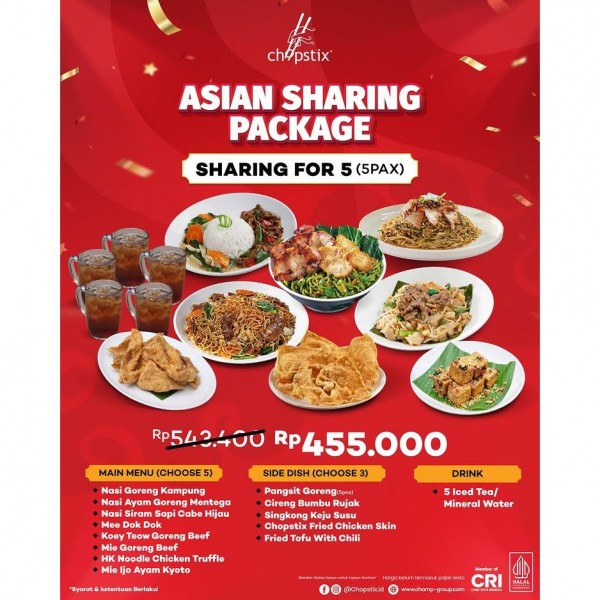 Promo Asian Sharing Package