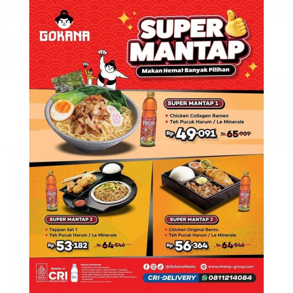 Promo Mantap Gokana Mulai Rp49.000,
