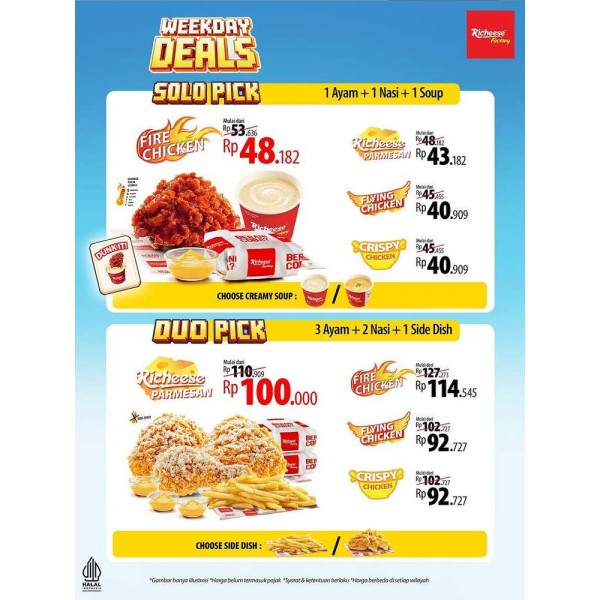 Promo Weekday Deals