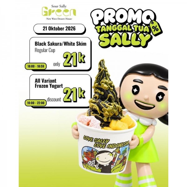 Promo Tanggal Tua Sour Sally