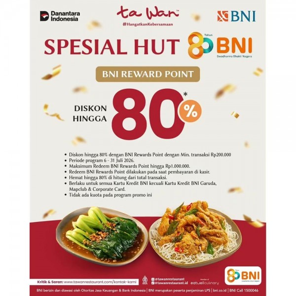 Diskon Hingga 148K (BNI)