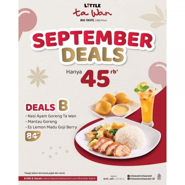 Promo September Deals