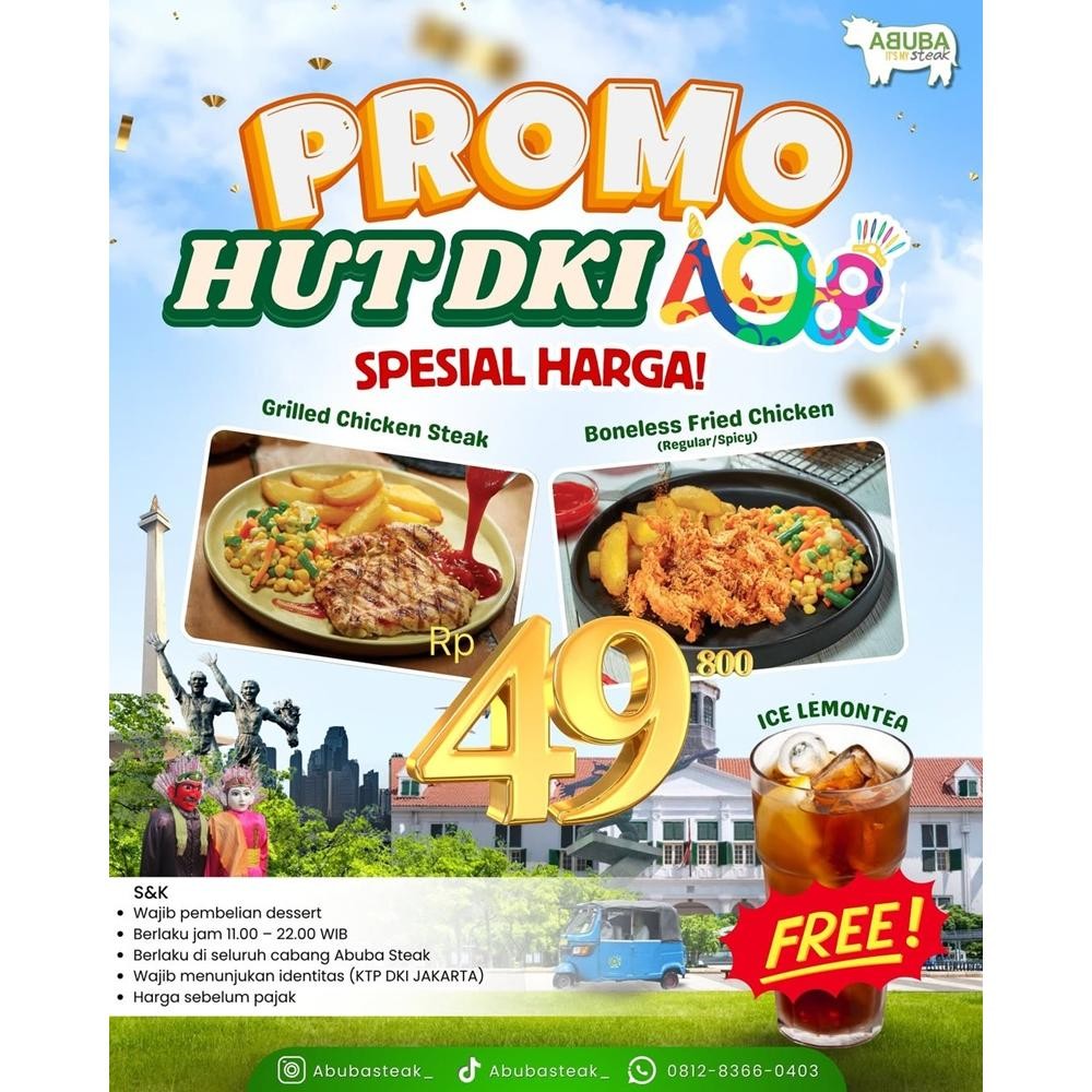 Promo HUT DKI Jakarta