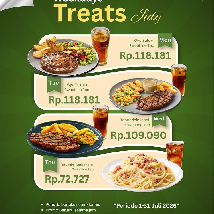 Promo Weekdays Treats