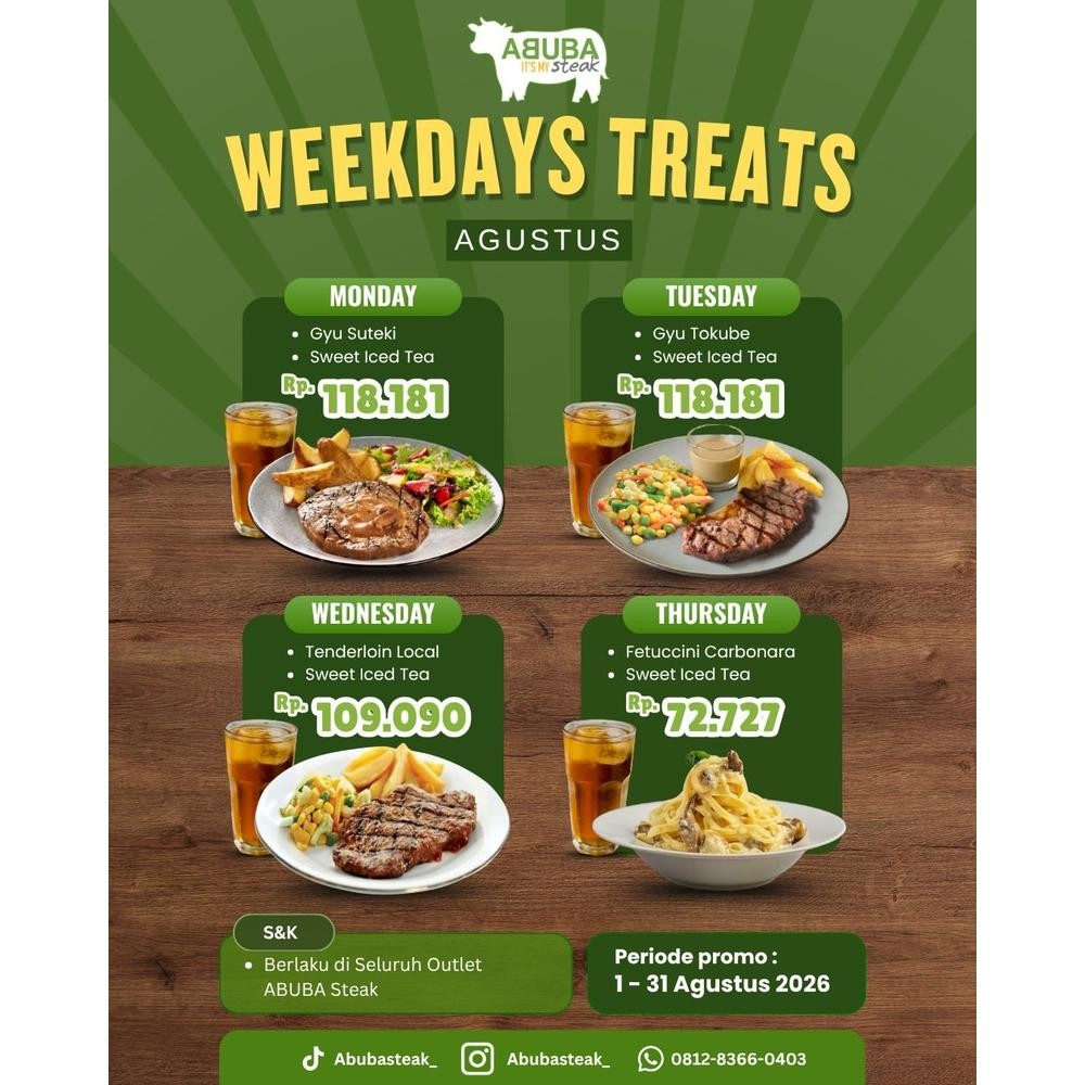 Promo Weekdays Treats