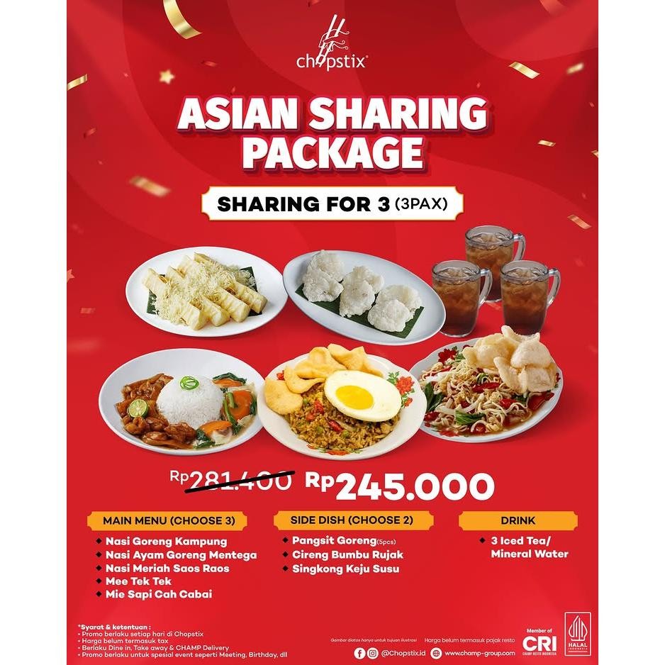 Promo Asian Sharing Package