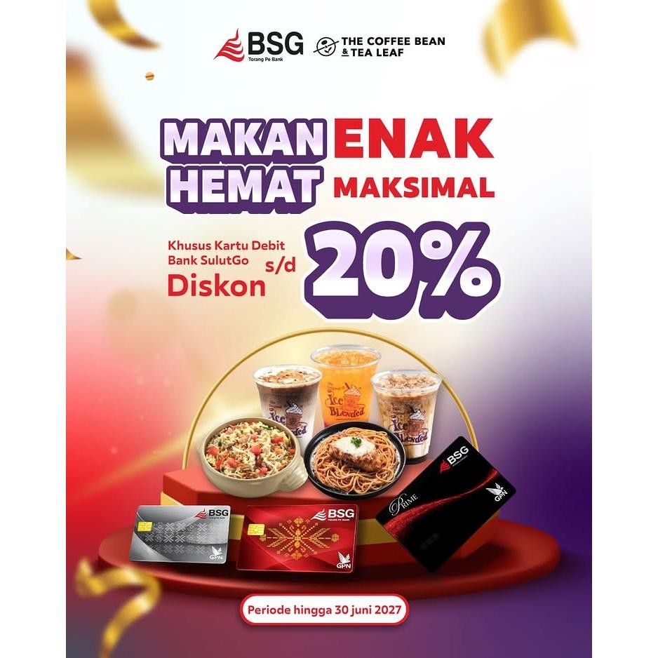 Diskon Hingga 20% (BSG)