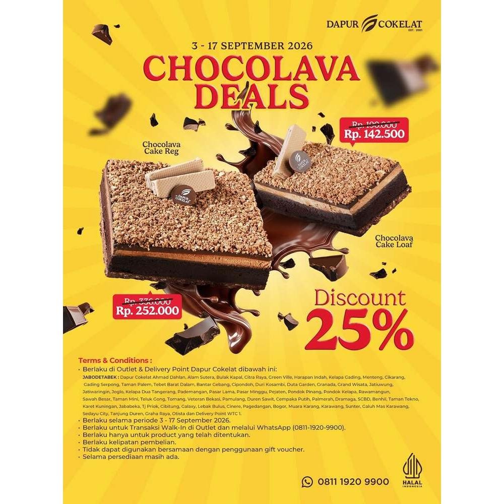Diskon Chocolava Cake