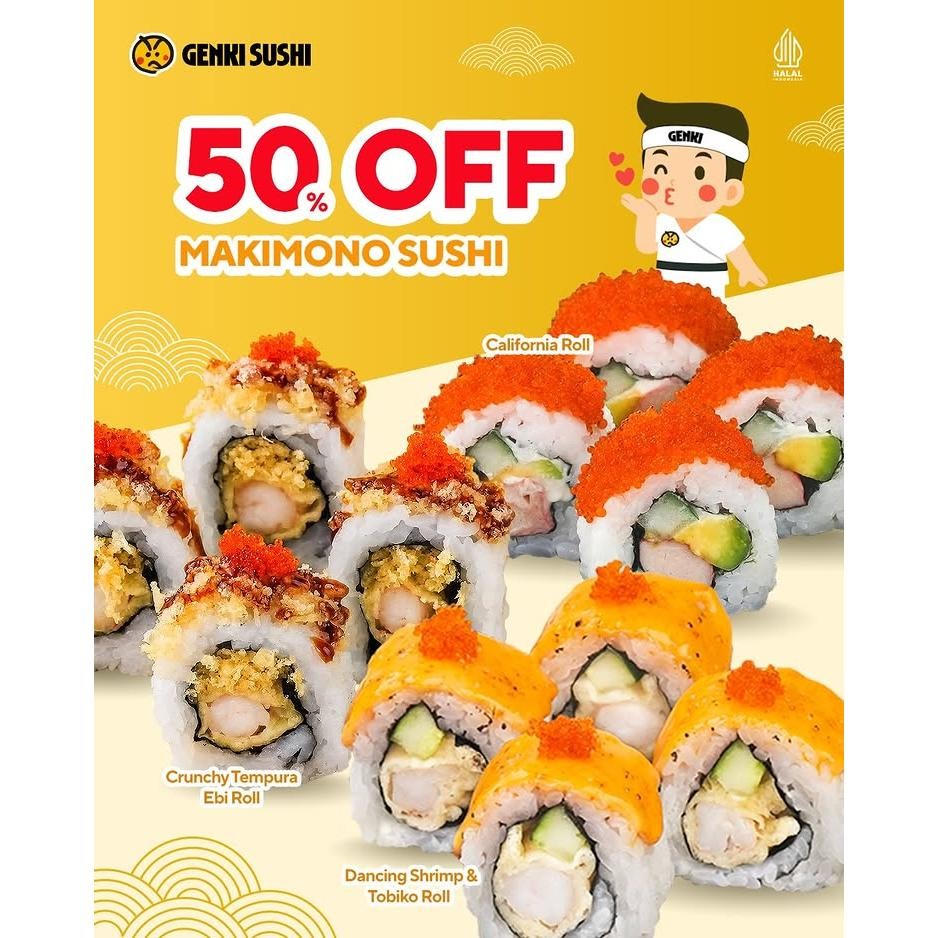 Diskon Sushi Roll