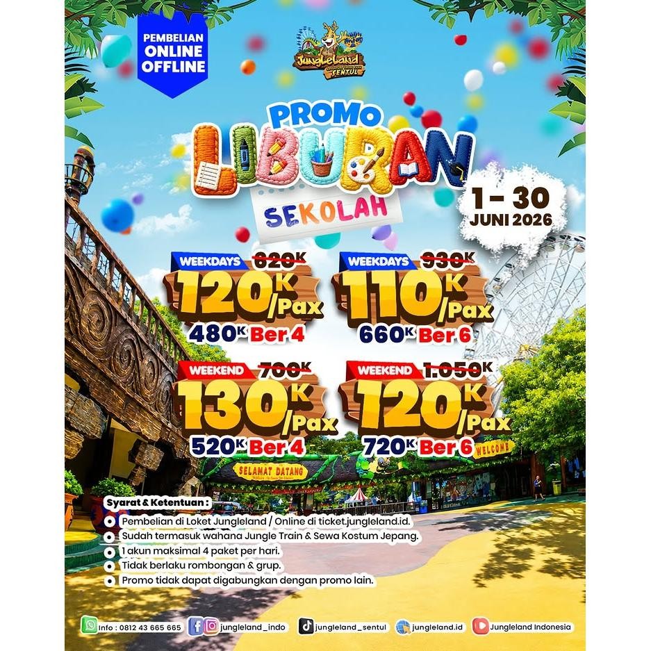 Promo Liburan Sekolah