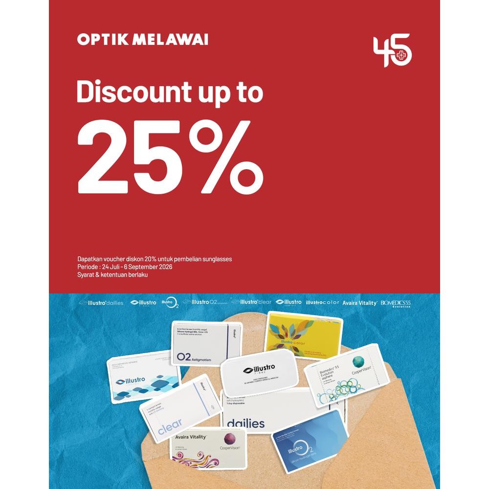 Diskon Hingga 25%