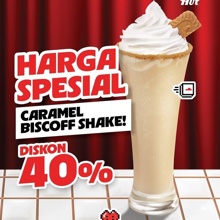 Promo Caramel Biscoff Shake