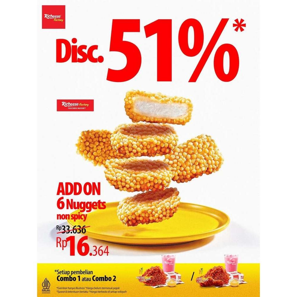 Diskon Richeese Nugget