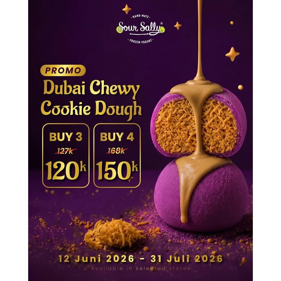Promo Dubai Chewy Cookie