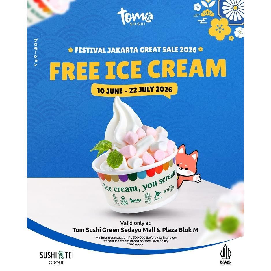 Promo Free Ice Cream