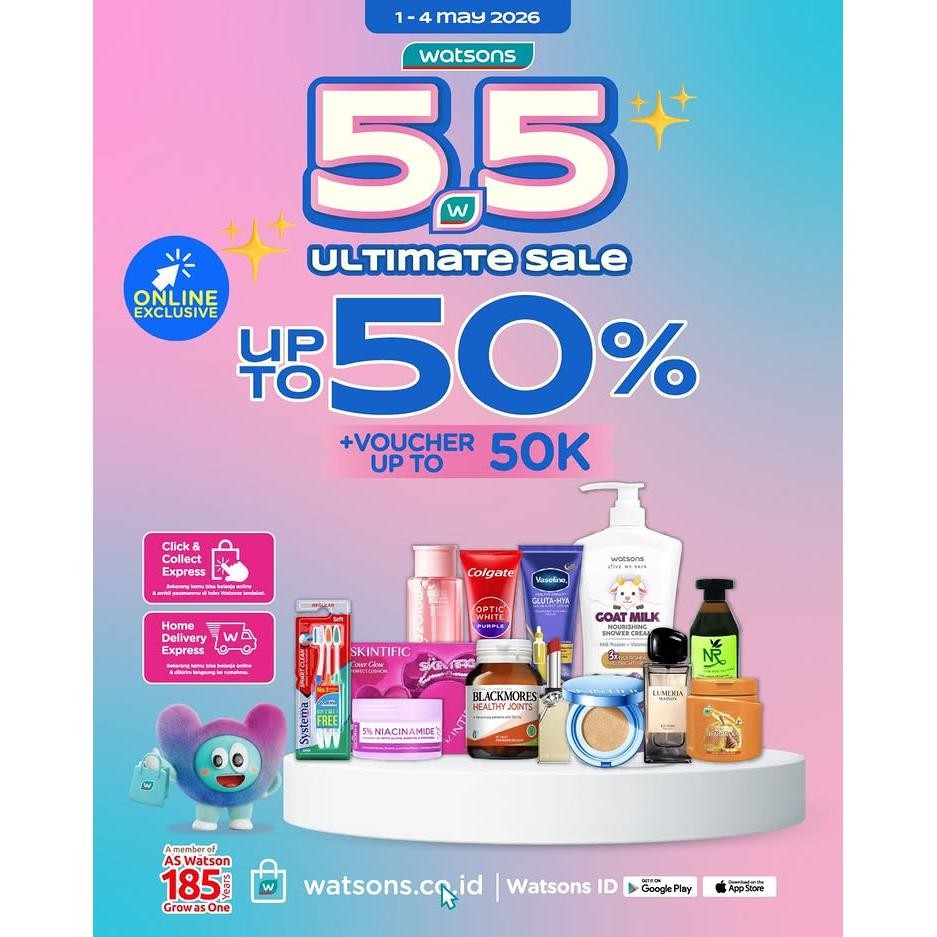 Diskon Hingga 50%