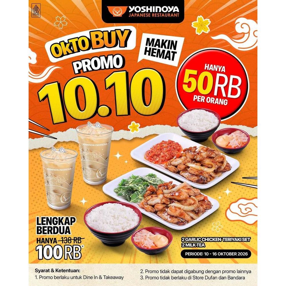 Promo 10.10 Yoshinoya