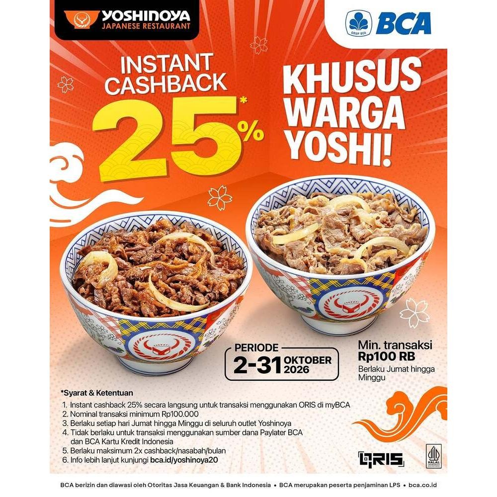 Promo Yoshinoya (BCA)