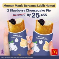 Promo Blueberry Cheesecake Pie