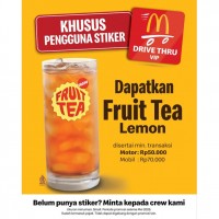 Free Fruit Tea Lemon