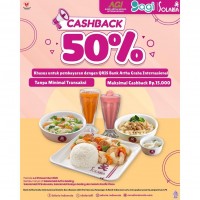 Cashback 50% (AGI)