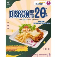 Diskon Hingga 20% (Mandiri)