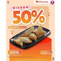 Diskon 50% (SPayLater)