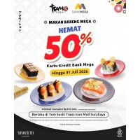 Diskon hingga 50% (Mega)